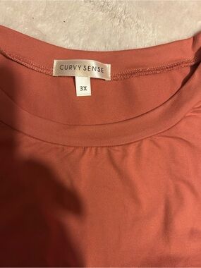 Curvy Sense Women's Maxi Dress in Rust